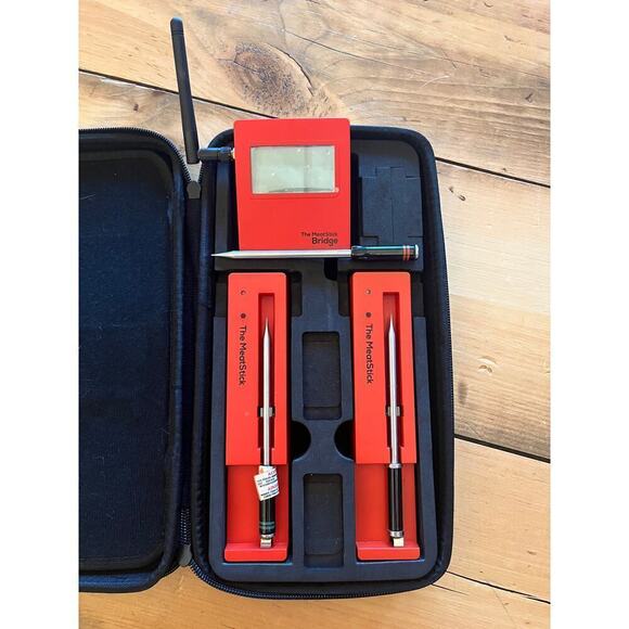 The MeatStick WIFI Bridge Set.Meat Thermometer. 3probe. Smart wireless. grilling - Picture 1 of 5